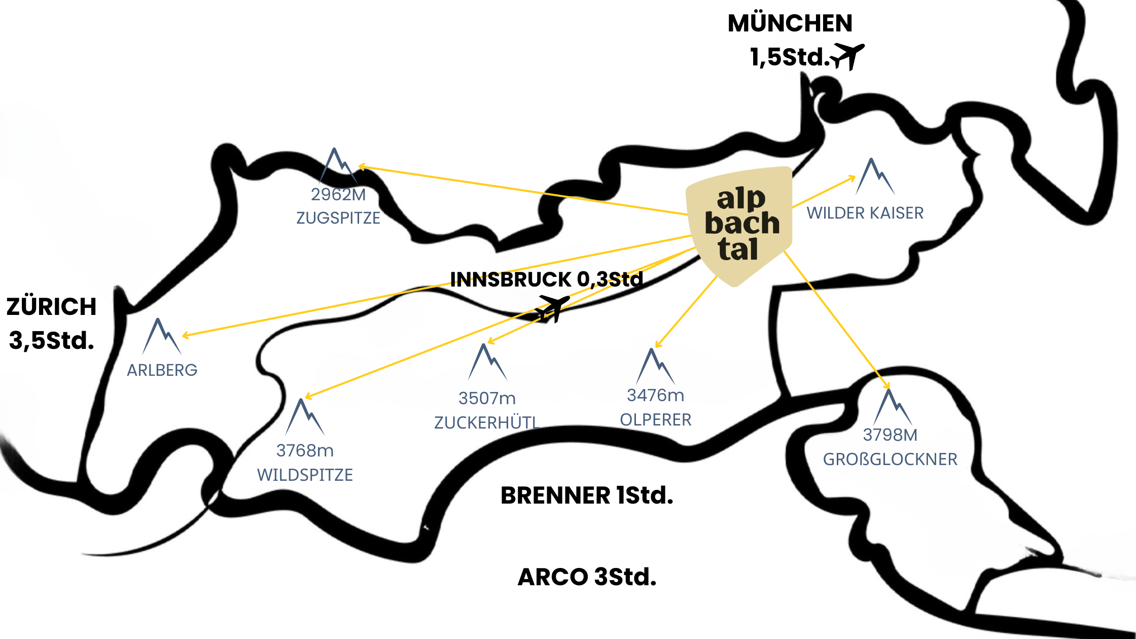 Alpbachtal Karte