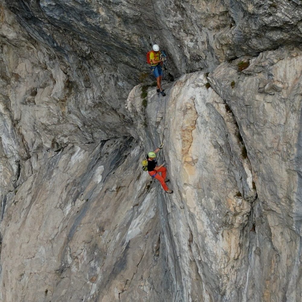 Sicherheit Klettersteig